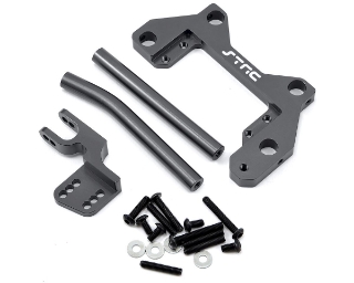 Picture of ST Racing Concepts Wraith Aluminum Off Axle Servo Mount & Panhard Kit (Gun Metal)