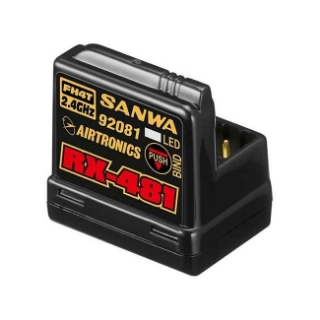 Picture of Sanwa/Airtronics RX-481 2.4GHz 4-Channel FHSS-4 Receiver