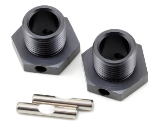 Picture of Tekno RC 17mm Aluminum Wheel Hub Set w/Pins (Gun Metal) (2)