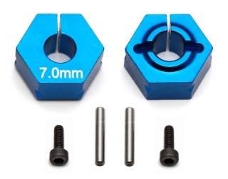 Picture of Team Associated 7.0mm Factory Team Aluminum Clamping Wheel Hex (2)