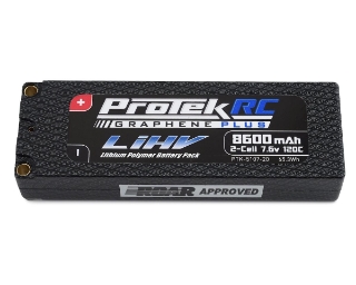 Picture of ProTek RC 2S 120C Low IR Si-Graphene + HV LiPo Battery (7.6V/8600mAh)
