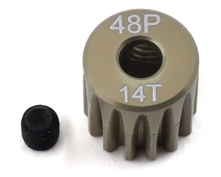 Picture of ProTek RC 48P Lightweight Hard Anodized Aluminum Pinion Gear (3.17mm Bore) (14T)
