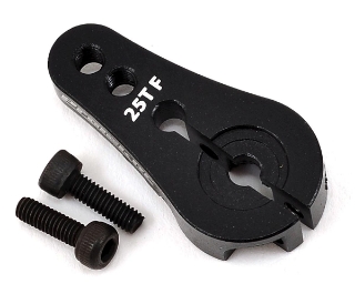 Picture of ProTek RC 4mm Aluminum Short Clamping Servo Horn (Black) (25T)