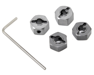 Picture of ST Racing Concepts 12mm Aluminum "Lock Pin Style" Wheel Hex Set (Gun Metal) (4)