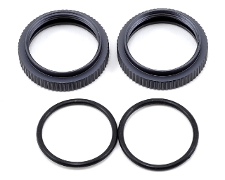 Picture of Tekno RC Aluminum Shock Adjustment Nut Set (Gun Metal) (2)