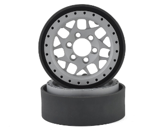 Picture of Vanquish Products KMC XD127 Bully 1.9 Beadlock Crawler Wheels (Silver) (2)