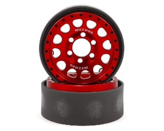 Picture of Vanquish Products Method 105 1.9 Beadlock Crawler Wheels (Red/Black) (2)