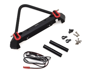 Picture of Yeah Racing Aluminum Front Stinger Bumper w/LED Light (Black)