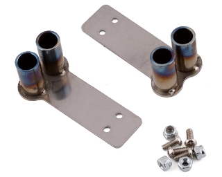 Picture of Yeah Racing 1/10 Stainless Steel Dual Exhaust Tips (2) (Silver)