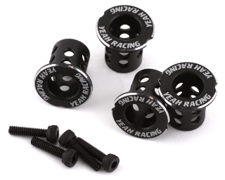 Picture of Yeah Racing 6mm Aluminum Adjustable Body Mounts (Black) (4)