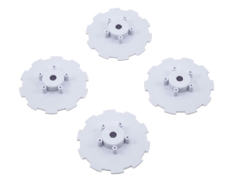 Picture of JConcepts Hazard Wheel Dish (White) (4) (SC5M)