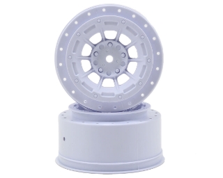 Picture of JConcepts 12mm Hex Hazard Short Course Wheels w/3mm Offset (White) (2) (SC5M)
