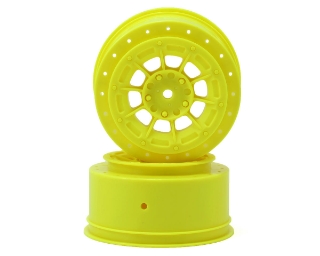 Picture of JConcepts 12mm Hex Hazard Short Course Wheels (Yellow) (2) (TEN-SCTE)
