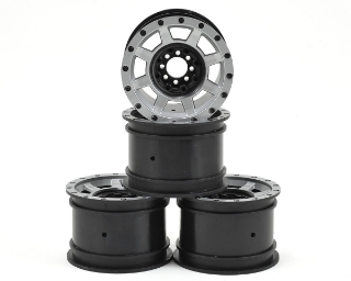 Picture of JConcepts Vengeance 2.2 Rock Crawler Wheels (4) (Black/Chrome)