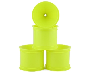 Picture of JConcepts 2.2" Pin Rear Mono Stadium Truck Wheels (4) (Yellow) (RC10T/T2/T3/GT)