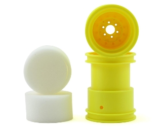 Picture of JConcepts Tribute 2.6 x 3.6" Monster Truck Wheel (Yellow) (2)