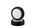 Picture of JConcepts Swagger 2.2" Pre-Mounted 4WD Front Buggy Carpet Tires (White) (2)