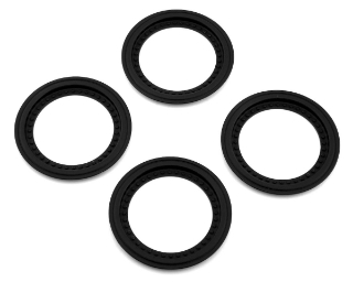 Picture of JConcepts Tribute Monster Truck Wheel Mock Beadlock Rings (Black) (4)
