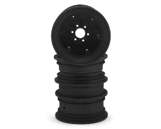 Picture of JConcepts Krimson Dually 2.6" Dual Truck Wheels w/Adaptors & Covers (Black) (2)