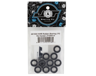 Picture of J&T Bearing Co. 8x16x5mm NMB Rubber Sealed Bearing (10)