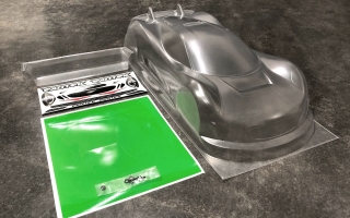 Picture of J-ZERO 1/10 190mm USGT Race Body, Clear Lexan w/ Wing