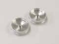 Picture of Kyosho Dish Front Wheel (2) (Satin Chrome)