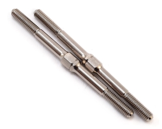 Picture of Yokomo 48mm Hard Steel Turnbuckle (2) (Nickel)