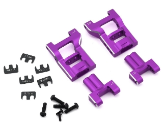 Picture of Yokomo Adjustable Rear Short H Arm Kit (Purple)