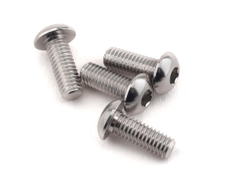 Picture of Yokomo 3x8mm Aluminum BD9 Button Head Hex Screw (4)