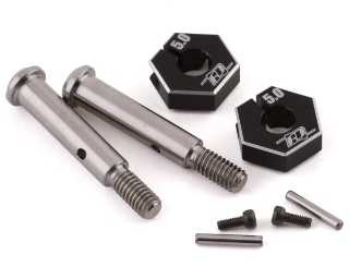 Picture of Revolution Design B6.2 Titanium Front Axle w/5.0mm Clamping Hex