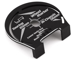 Picture of Yeah Racing Aluminum 1/10 Wheel Arch Marker (Black)