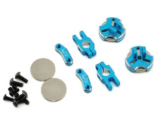 Picture of Yeah Racing Aluminum CNC Magnetic Invisible Body Mount (Blue)