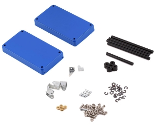 Picture of Yeah Racing 1/10 2 Tiered Metal Rolling Shop Cart Kit (Blue)