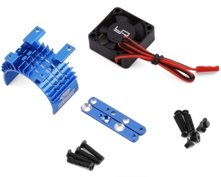 Picture of Yeah Racing 540/550 Aluminum Heat Sink w/30mm High Speed Tornado Fan (Blue)