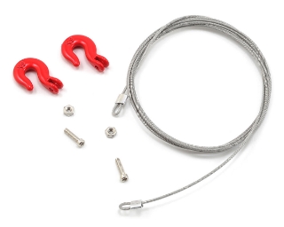 Picture of Yeah Racing 1/10 Crawler Scale Steel Wire Rope Accessory w/Hooks