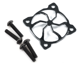 Picture of Yeah Racing 30x30mm "3D Whirlwind" Aluminum Fan Protector (Black)