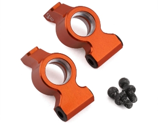Picture of Yeah Racing HPI Sprint 2 Aluminum Rear Hubs (Orange) (2) (3° Toe-In)