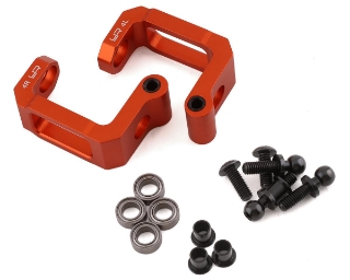 Picture of Yeah Racing HPI RS4 Aluminum Front C-Hub (Orange) (2)