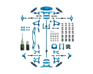 Picture of Yeah Racing Tamiya TT-02 Aluminum Upgrade Kit (Blue)
