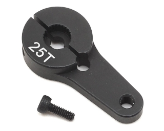 Picture of SSD RC Aluminum Clamping Servo Horn (Black) (25T-ProTek R/C, Savox, Futaba)