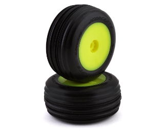 Picture of JConcepts Mini-T 2.0 Carvers Pre-Mounted Front Tires (Yellow) (2) (Green)