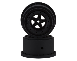 Picture of JConcepts Starfish Mambo Beadlock Street Eliminator Rear Drag Wheels (Black) (2)