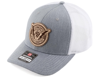 Picture of JConcepts Forward Pursuit 2022 Snapback Round Bill Hat (Grey/White)