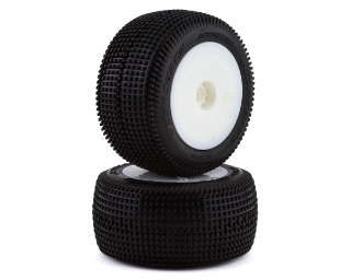Picture of JConcepts Mini-T 2.0 Sprinter Pre-Mounted Rear Tires (White) (2) (Pink)