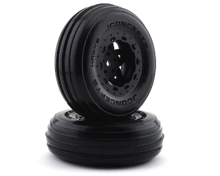 Picture of JConcepts Hawk Pre-Mounted SC Tires (Tremor) (2) (Slash/Front) (Yellow)