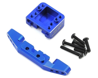 Picture of JConcepts B6/B6D Aluminum Front Camber Link Mount Bulkhead (Blue)