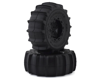 Picture of JConcepts Animal Pre-Mounted SC Tires (Tremor) (2) (Slash Rear) (Yellow)