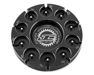 Picture of JConcepts Aluminum Pinion Puck Stock Range (Black)