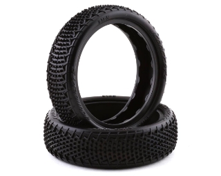 Picture of JConcepts Fuzz Bite LP Carpet 2.2" 2WD Front Buggy Tires (2) (Pink)
