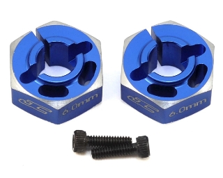 Picture of Jconcepts B6/B6D 6.0mm Aluminum Lightweight Clamping Wheel Hex (2) (Blue)